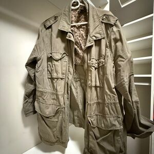 Olive green H&M jacket